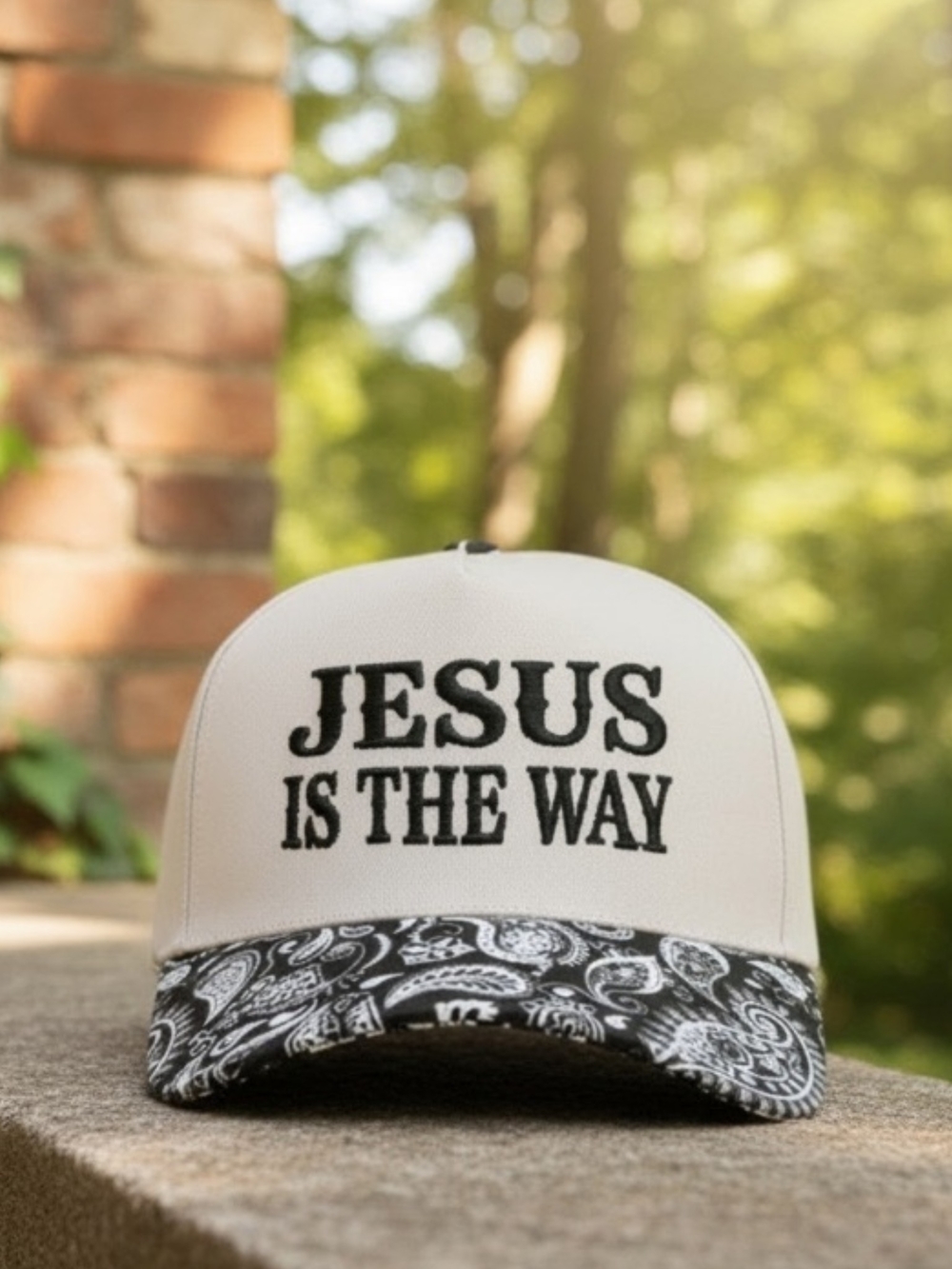 New! Jesus Is The Way Paisley Baseball Cap Hat